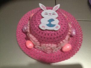 pink Easter hat