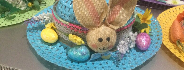 DIY Spring Easter hat