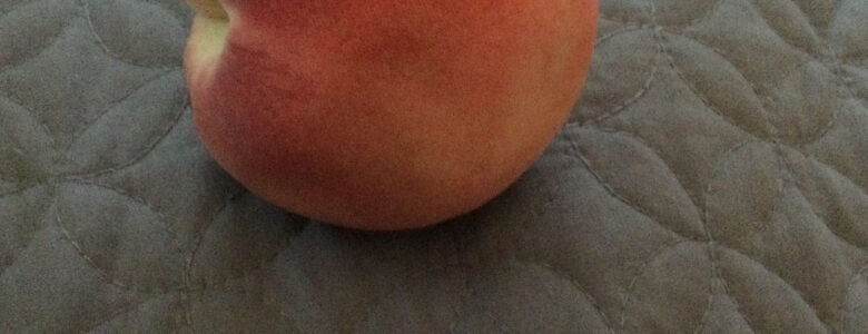 a white peach