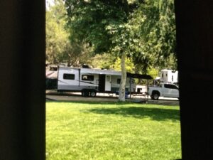 grassy campground spot