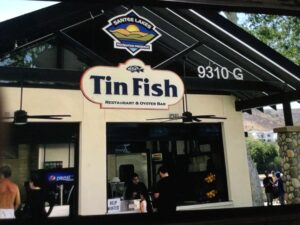 Tin Fish Restaurant front of building